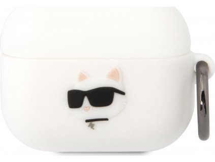 Karl Lagerfeld Puzdro pre Airpods Pro, Biele