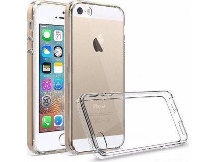 Silikónový kryt pre Apple iPhone 5/5S/5SE, Transparentný