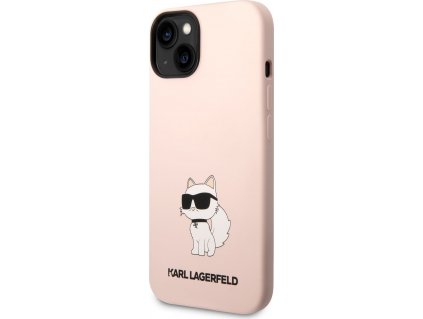 Karl Lagerfeld Liquid Kryt pre iPhone 14 Plus, Ružový