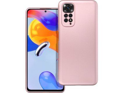 Metalický kryt pre Xiaomi Redmi Note 11 / 11S, Forcell, Ružový