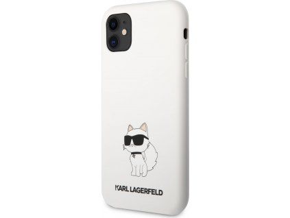 Liquid kryt pre Apple iPhone 11, Karl Lagerfeld, Biely