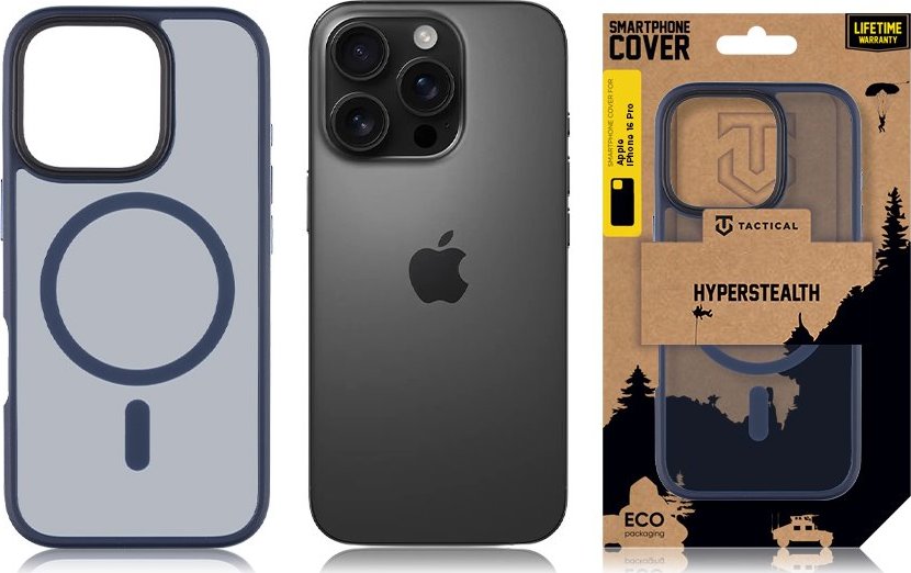Tactical MagForce Hyperstealth kryt pre Apple iPhone 16 Pro, Tactical, Modrý