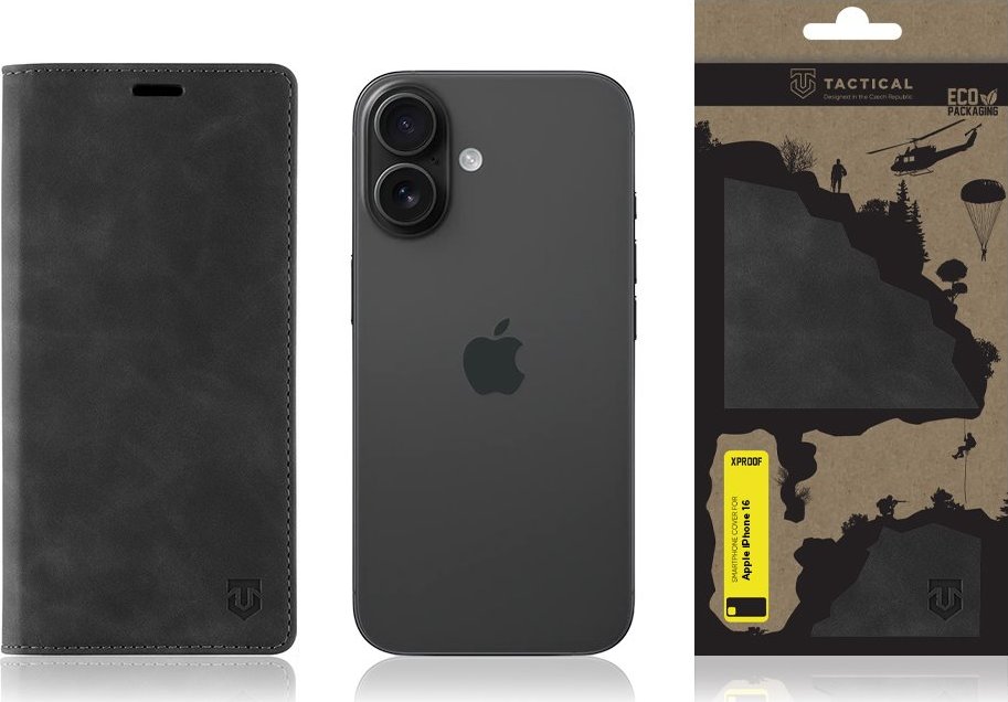 Tactical Xproof puzdro pre Apple iPhone 16, Tactical, Čierne