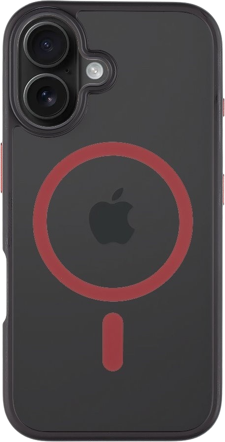 Tactical MagForce Hyperstealth 2.0 Kryt pre Apple iPhone 16 Black/Red