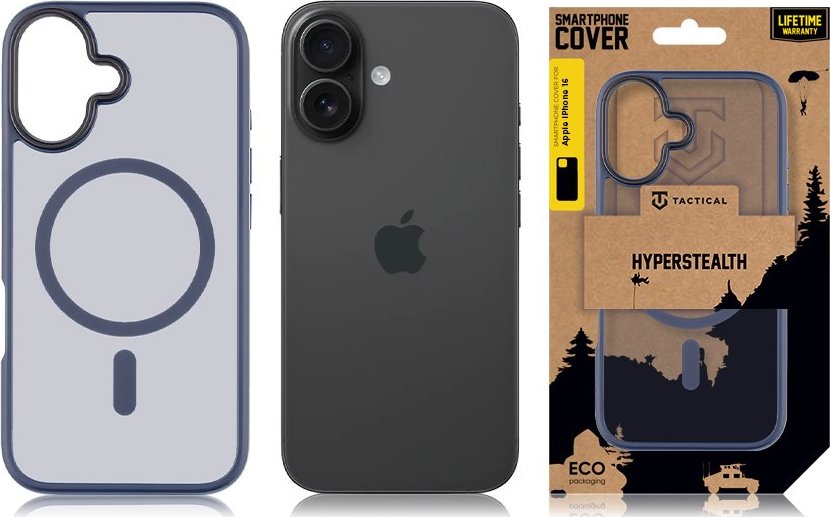 Tactical MagForce Hyperstealth 2.0 kryt pre Apple iPhone 16, Tactical, Modrý