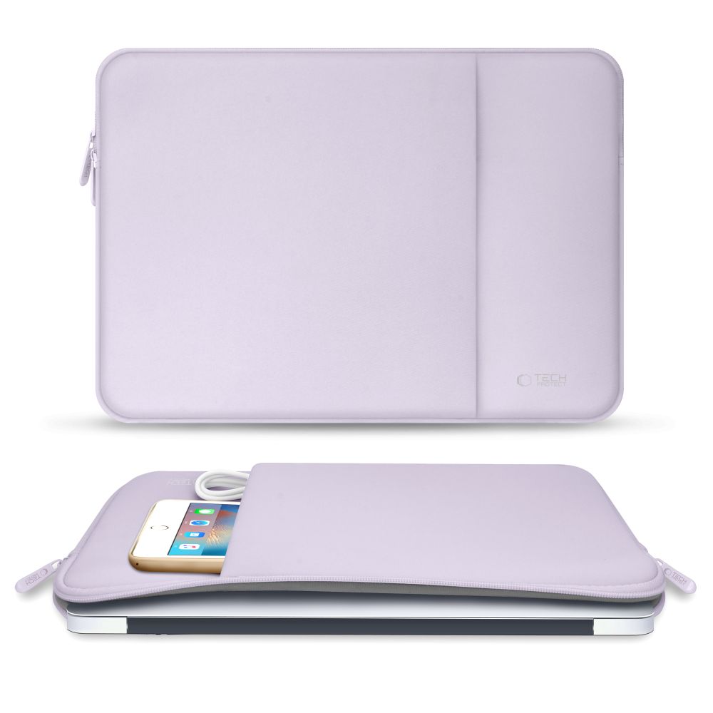 TECH-PROTECT Neoprénová Taška na notebook 15-16", Fialová