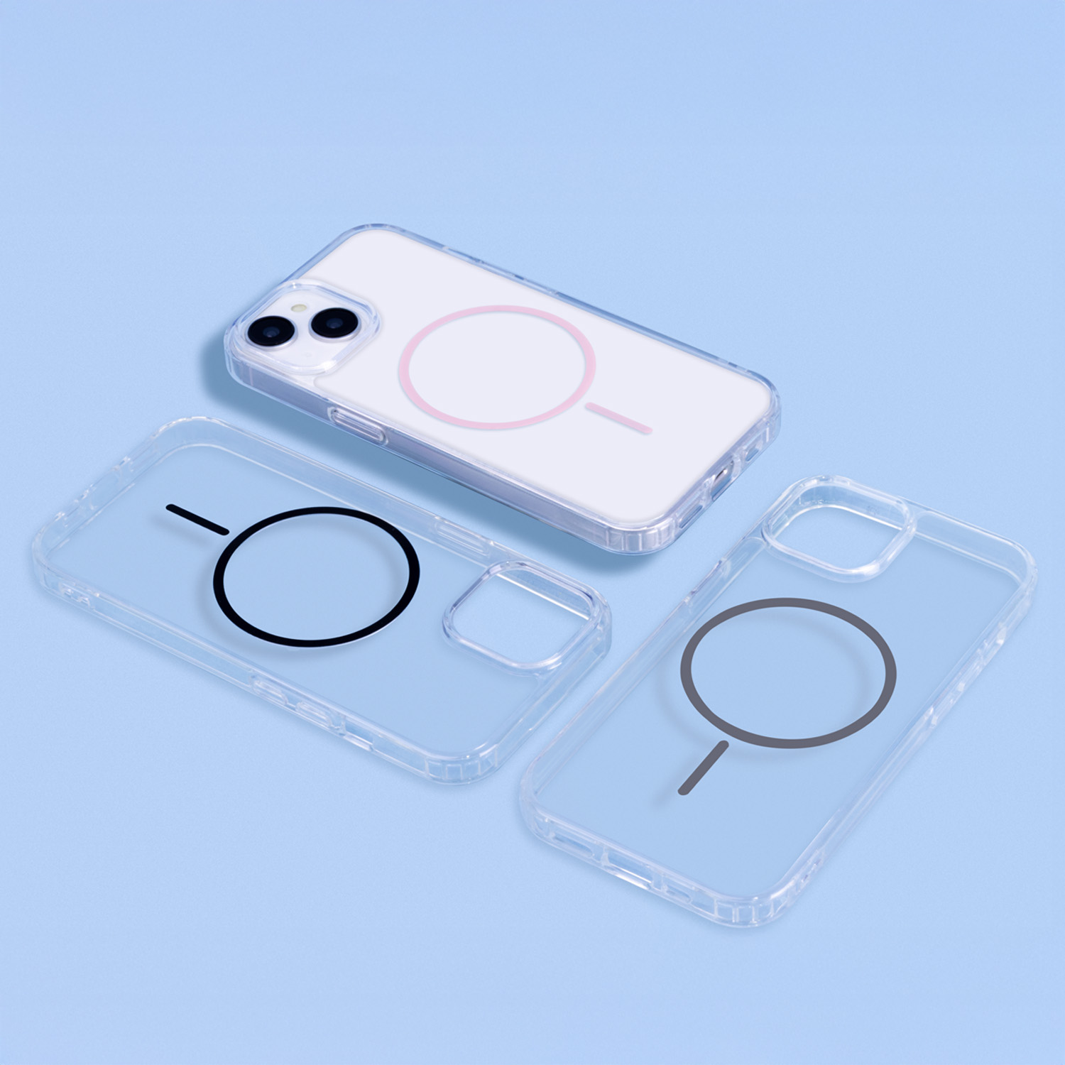 OEM Silikónový kryt s MagSafe pre Apple iPhone 17 Pro Max, Čierny