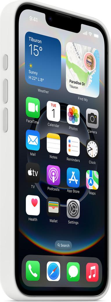 Apple Silikónovy Kryt s MagSafe pre iPhone 16e, Biely