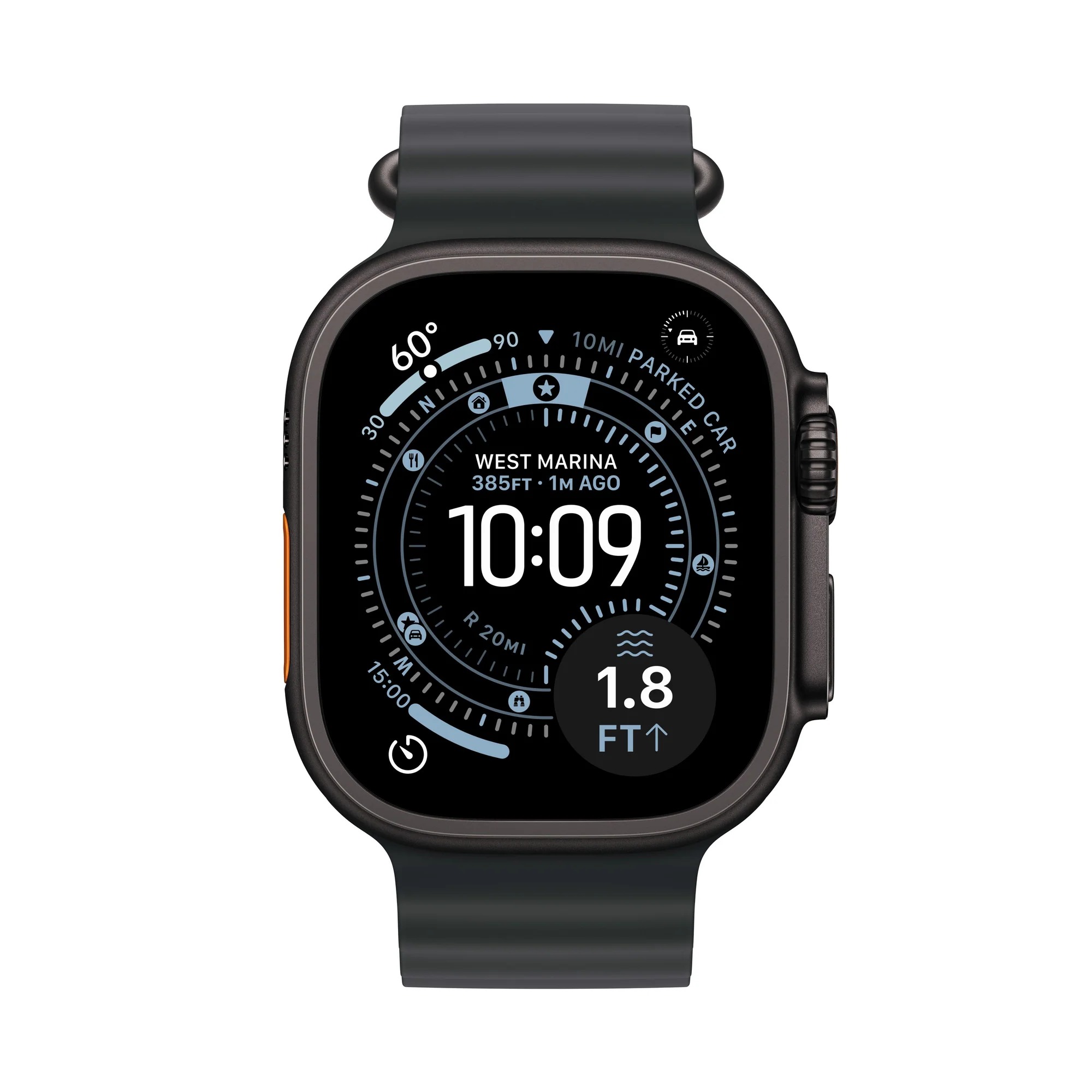 Apple Watch Ultra 3 (2025) 49mm, Čierny titán