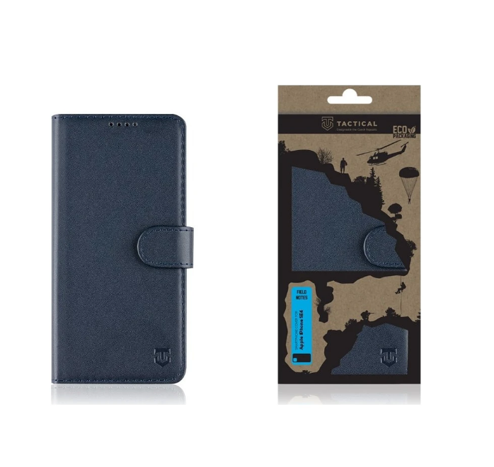 Tactical Field Notes puzdro pre Apple iPhone 16e/17e, Tactical, Modrý