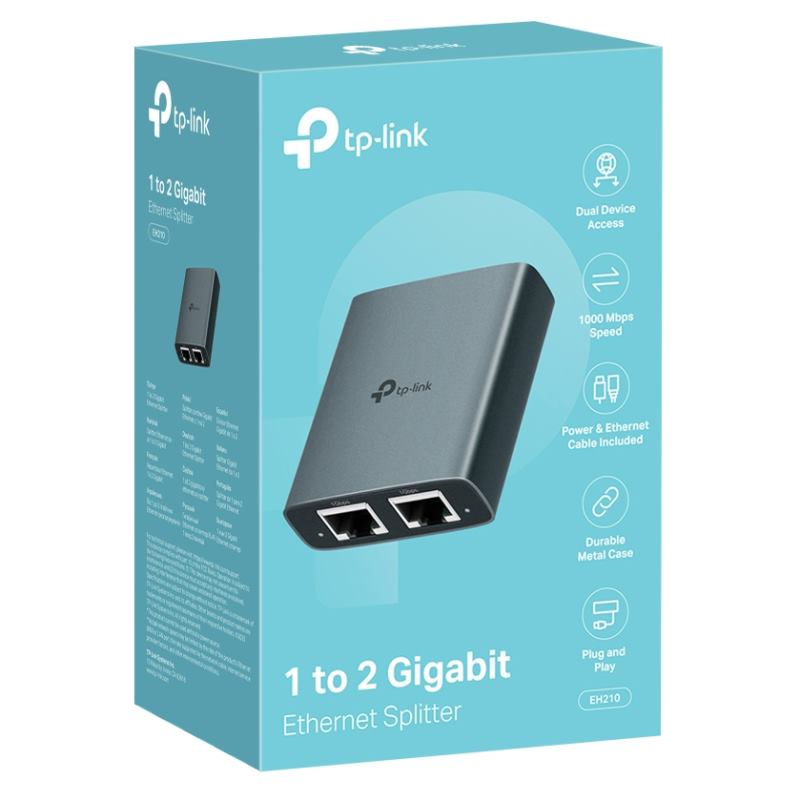 TP-Link EH210 1 to 2 Gigabit Ethernet Splitter