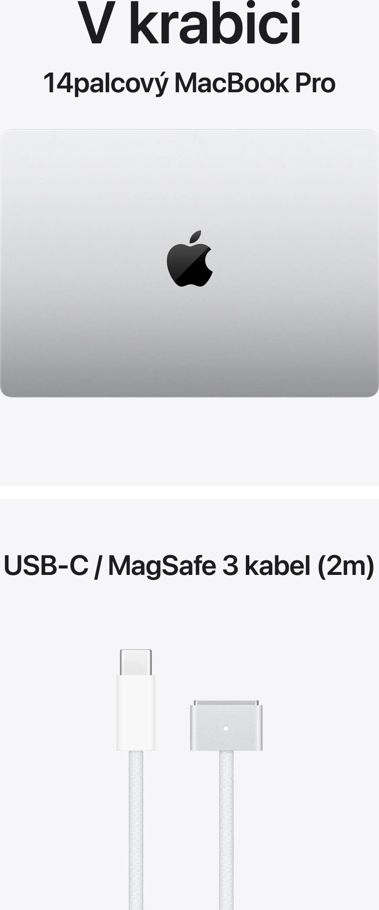 MacBook Pro 14" Apple M5 Pro 15C CPU 16C GPU 24GB 1TB Strieborný SK, MGDN4SL/A