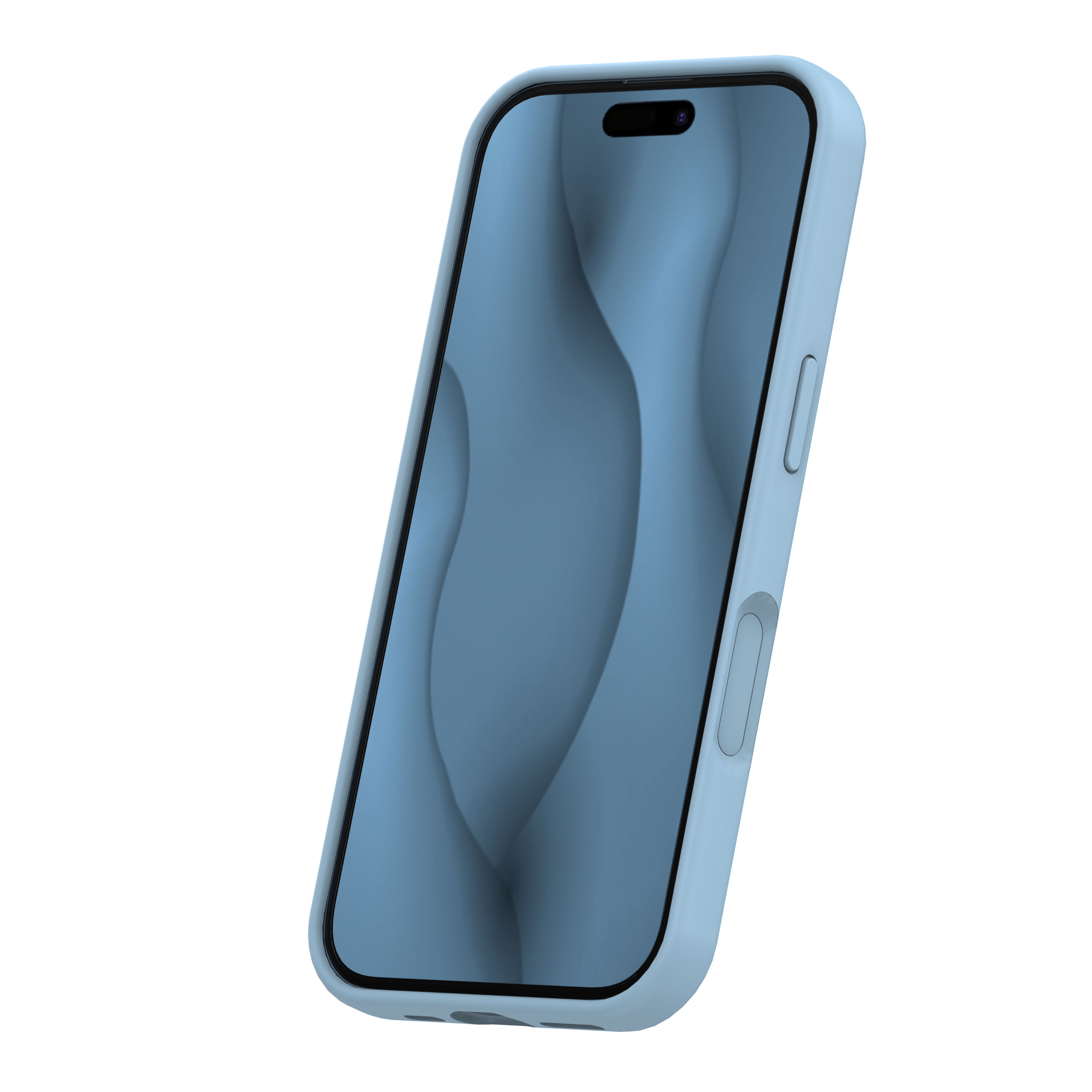 Silikónový Thin kryt s MagSafe pre Apple iPhone 17, Svetlo-Modrý, TFO