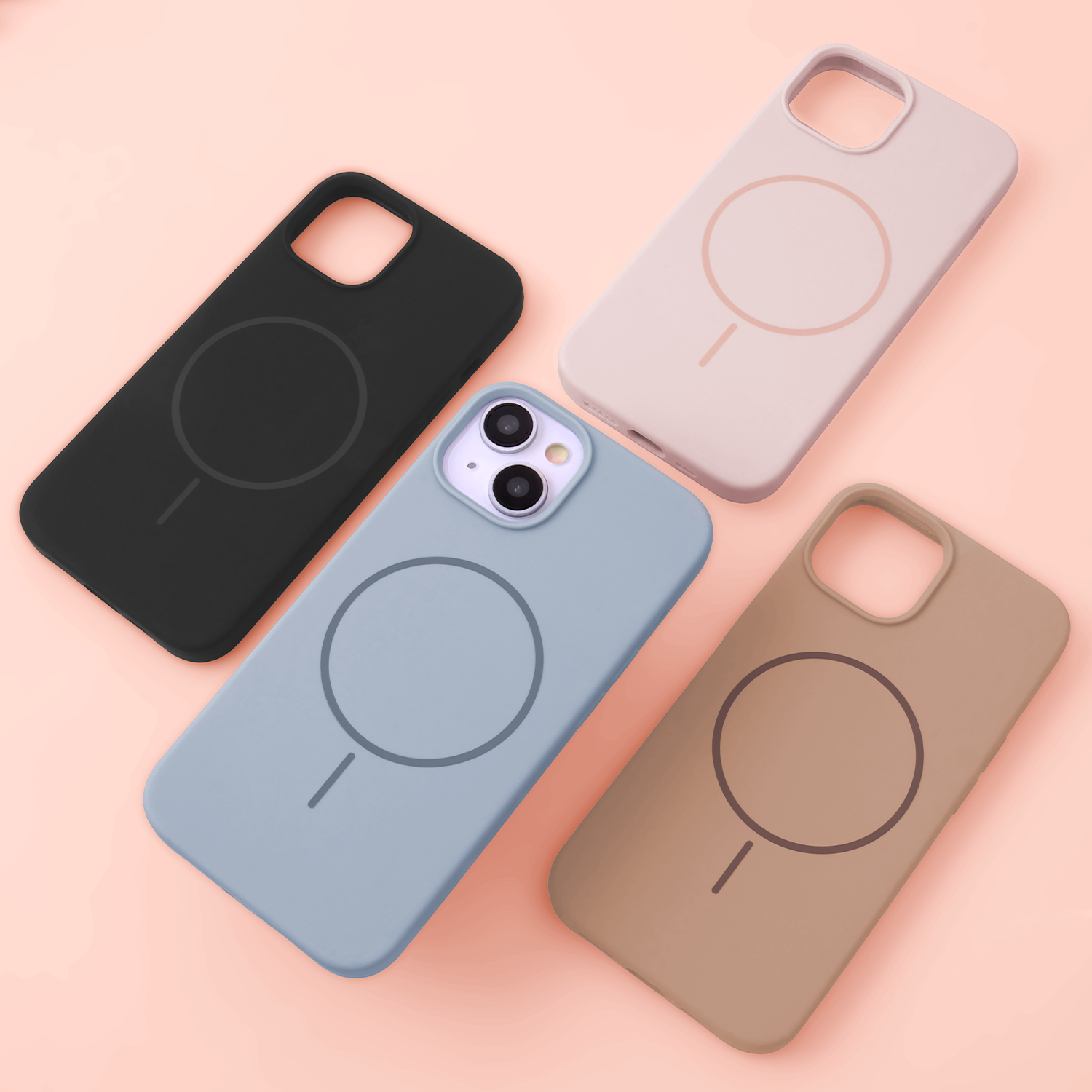 Silikónový Thin kryt s MagSafe pre Apple iPhone 17, Svetlo-Modrý, TFO