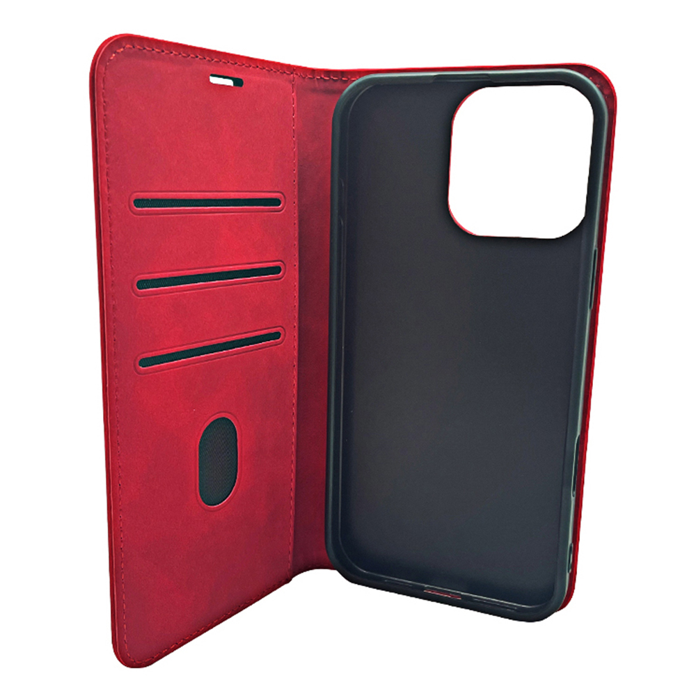TFO Smart Suede puzdro pre Apple iPhone 16e /17e, TFO, Červené