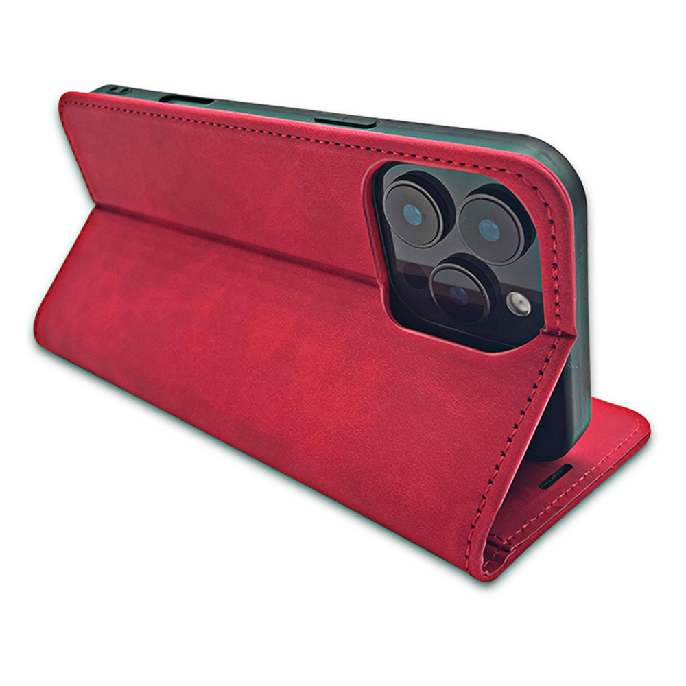 TFO Smart Suede puzdro pre Apple iPhone 16e /17e, TFO, Červené