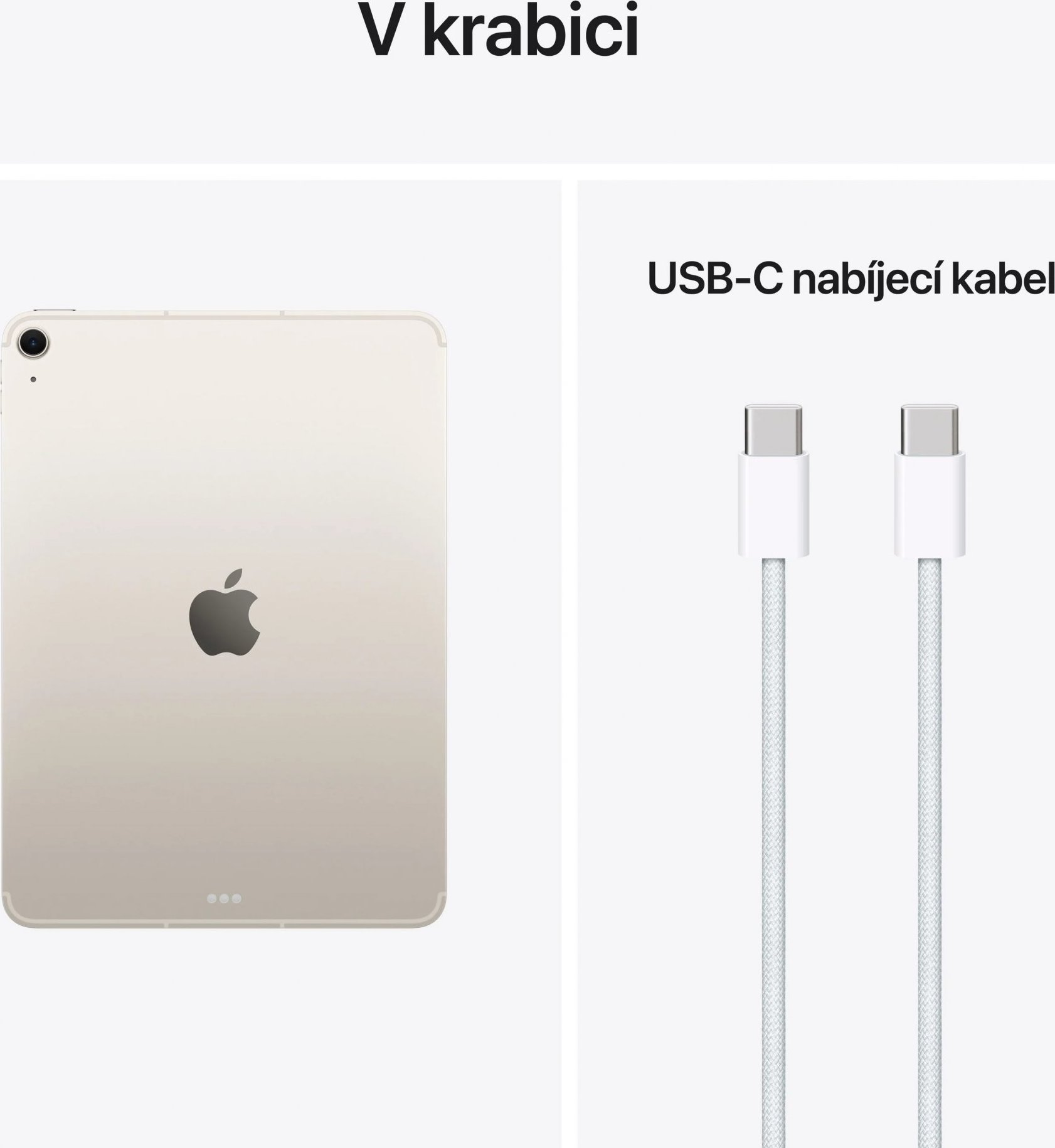 Apple iPad Air 11" Wi-Fi + Cellular 128GB Hviezdny biely (2026), MH7A4HC/A