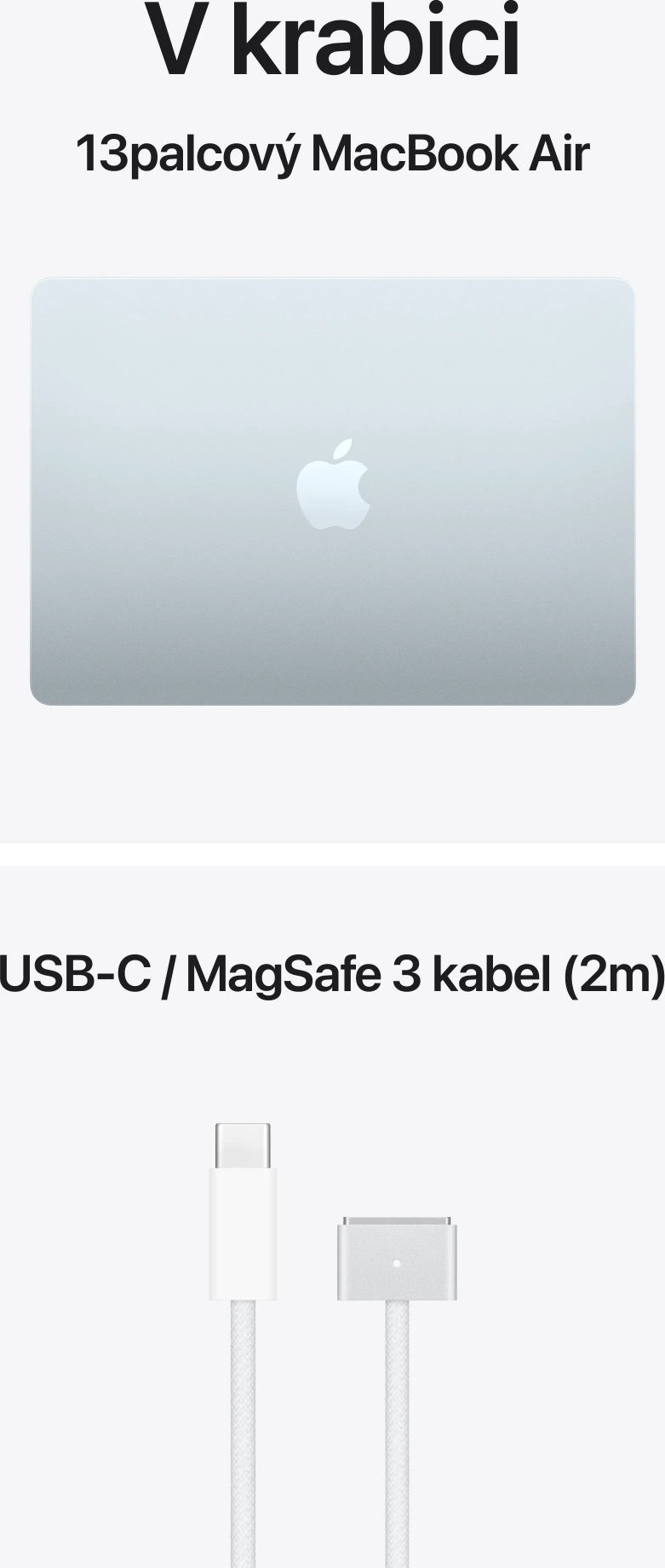 MacBook Air 13" Apple M5 10C CPU 10C GPU 16GB 1TB Nebeský modrý SK, MDHJ4SL/A