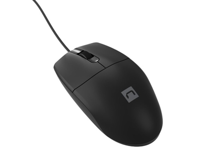 Optická myš Natec Ruff 2 1000 DPI Drôtová USB, Čierna
