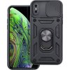 Slide Armor Kryt pre iPhone X / XS, Čierny