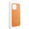 Kožený Kryt s MagSafe pre iPhone 14 Plus, Oranžový