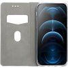 Luna Silver puzdro pre Samsung Galaxy A72, Forcell, Čierne