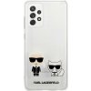 Karl Lagerfeld Faceplate Kryt pre Samsung Galaxy A72, Transparentný
