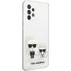 Karl Lagerfeld Faceplate Kryt pre Samsung Galaxy A72, Transparentný