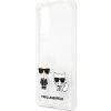 Faceplate kryt pre Samsung Galaxy A72, Karl Lagerfeld, Transparentný