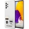 Karl Lagerfeld Faceplate Kryt pre Samsung Galaxy A72, Transparentný