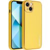 Forcell Kožený Kryt pre iPhone 13, Žltý