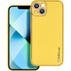 Forcell Kožený Kryt pre iPhone 13, Žltý
