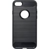 Carbon Kryt pre iPhone 7 / 8, Čierny