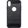 Carbon PRO kryt pre Apple iPhone X / Xs, Čierny