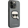 Saffiano with Karl Head Patch kryt pre Apple iPhone 14 Pro Max, Karl Lagerfeld, Sivý