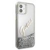 Silikónový kryt pre Apple iPhone 12 Mini, Guess, Transparentný