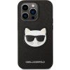 Saffiano Choupette Head kryt pre Apple iPhone 14 Pro, Karl Lagerfeld, Čierny