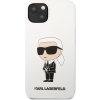 Karl Lagerfeld Silikónový kryt pre iPhone 13, Biely