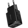 Baseus CCXJ010201 Compact Nabíjačka 2xUSB 10,5W Black