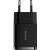 Baseus CCXJ010201 Compact Nabíjačka 2xUSB 10,5W Black