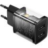 Baseus CCXJ010201 Compact Nabíjačka 2xUSB 10,5W Black