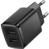Baseus CCXJ010201 Nabíjací adaptér 2xUSB-A 10.5W, Čierny