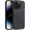 Carbon Premium kryt pre Apple iPhone 15 Pro, Čierny