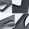Carbon Premium kryt pre Apple iPhone 15 Pro, Čierny
