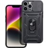Slide Armor Kryt pre iPhone 15 Pro, Čierny
