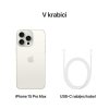 iPhone 15 Pro Max 512GB White Titanium, MU7D3SX/A
