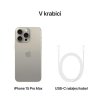 iPhone 15 Pro Max 1TB Natural Titanium, MU7J3SX/A
