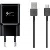 Nabíjačka Samsung EP-TA200 USB 15W + USB-C kábel 1m, Čierna