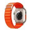 Nylon PRO remienok pre Apple Watch 44/45/49mm, Tech-Protect, Oranžový