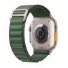 Nylon PRO remienok pre Apple Watch 44/45/49mm, Tech-Protect, Zelený